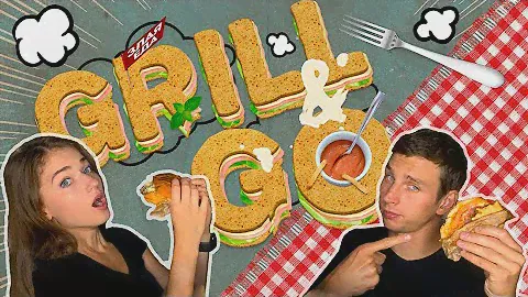 Доставка шаурмы и бургеров из Гриль и Гоу/Grill & Go. Много мяса.