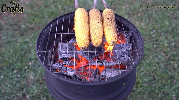 DIY Car Rim BBQ Grill