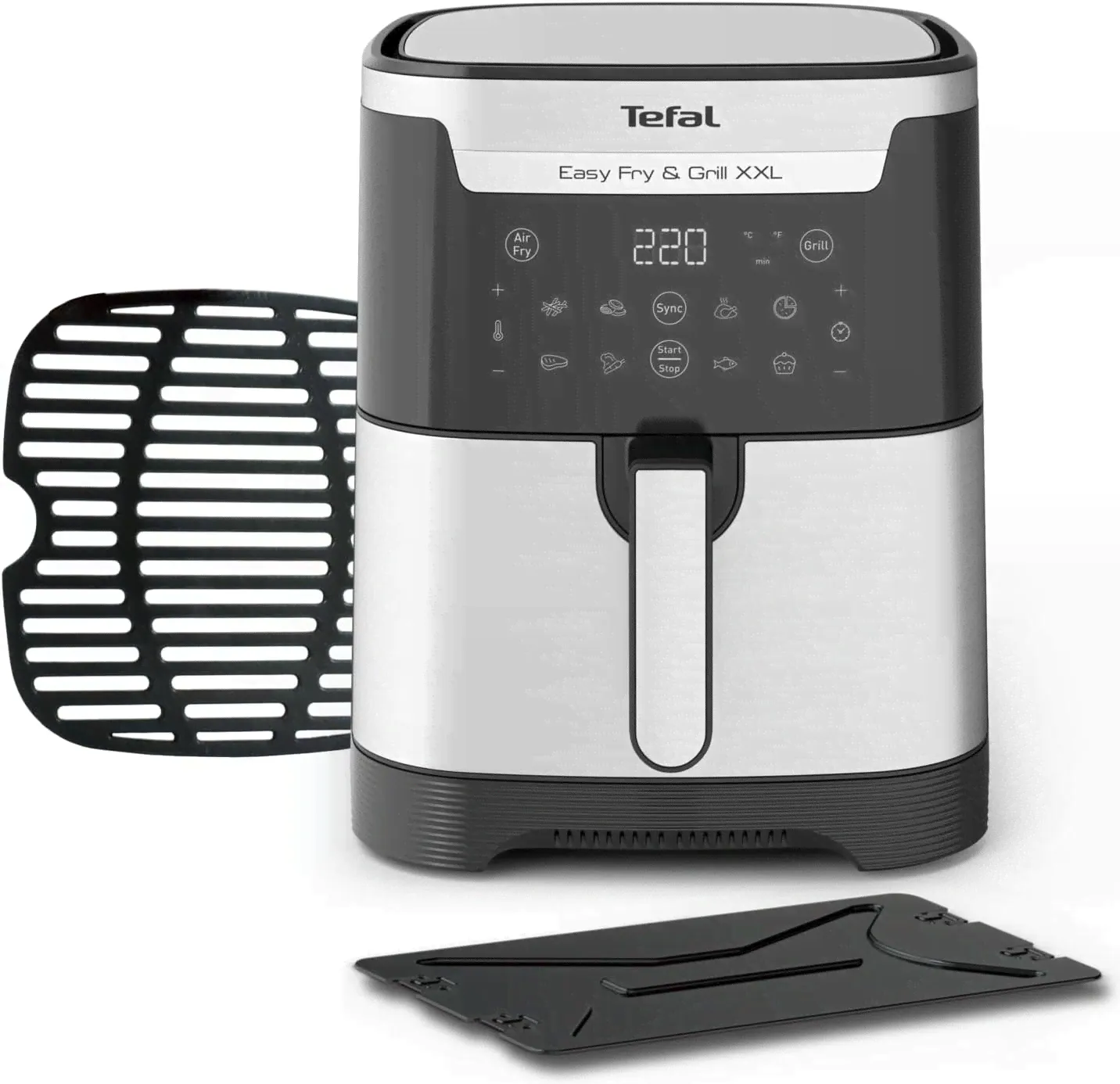 Tefal Easy Fry &amp; Grill 2-в-1 аэрофритюрница и гриль, Digitsl, мощность XXL, 1830 Вт, разделитель Flexcook для двойного приготовления, емкость 6,5-0